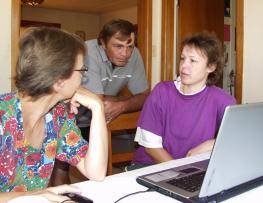 Bij Lindy - foto's kijken