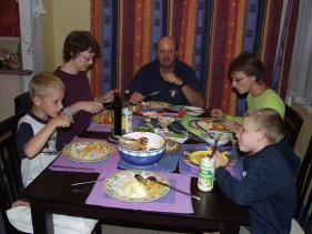 Chickensalad met Celeste en Peter