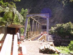 De spoortunnel bij Karangahake