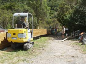 Lake Tarawera - Kijken naar het werk 1