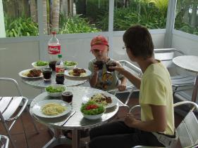 Eten op het Top 10 Holiday Park - North Shore - Auckland