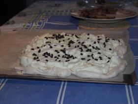 Pavlova taart