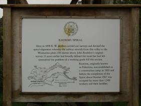 Raurimu - railway spiral model