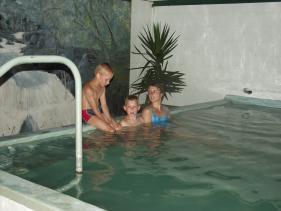 Rotorua - 's avonds in de hot pool