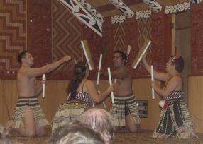 Rotorua - Te Puia - Maori-show