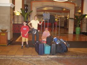 Singapore - wachten op de taxi