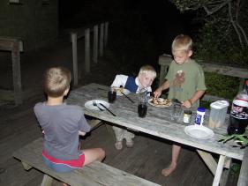 Tom en Jasper met Chris van Leeuwen