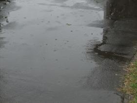 Het regent in Whakatane...