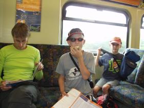 de trein van upper Hutt naar wellington